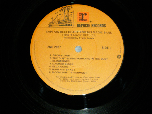 画像: CAPTAIN BEEFHART & His Magic Band Produced by　FRANK ZAPPA  - TTROUT MSAK  REPLICA  (  Ex+++/Ex+++ ) / 1969 Release Version   US AMERICA ORIGINAL "2nd Press BROWN Label"  Used  LP 