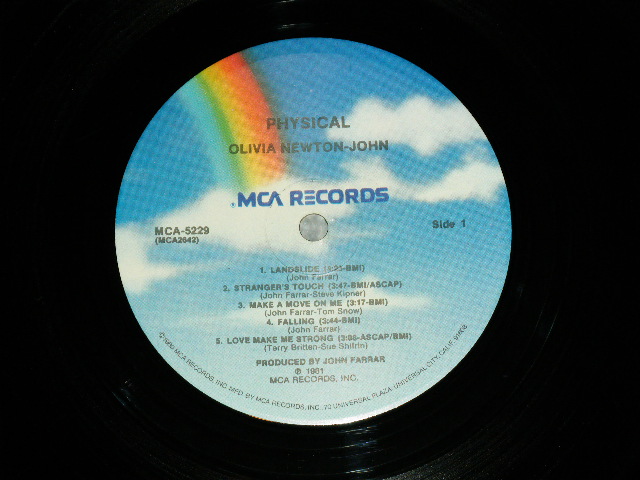 画像: OLIVIA NEWTON-JOHN - PHYSICAL ( With PIN-UP POSTER  : MINT-/MINT- )  /1981 US AMERICA ORIGINAL Used LP With PIN-UP POSTER 