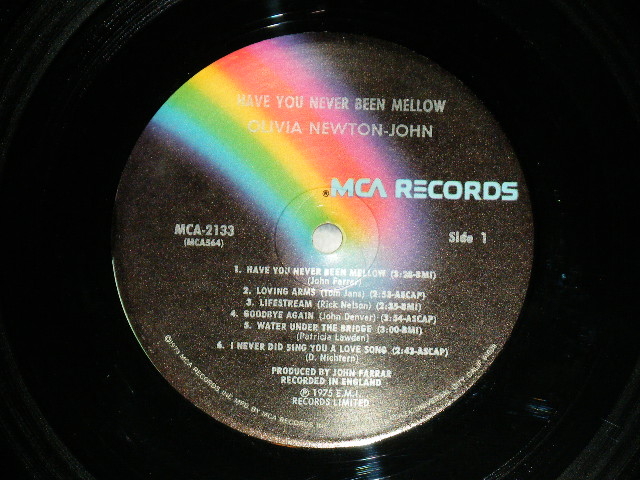 画像: OLIVIA NEWTON-JOHN - HAVE YOU NEVER BEEN MELLOW  ( Ex++/MINT- )  /1975 US AMERICA ORIGINAL Used LP 