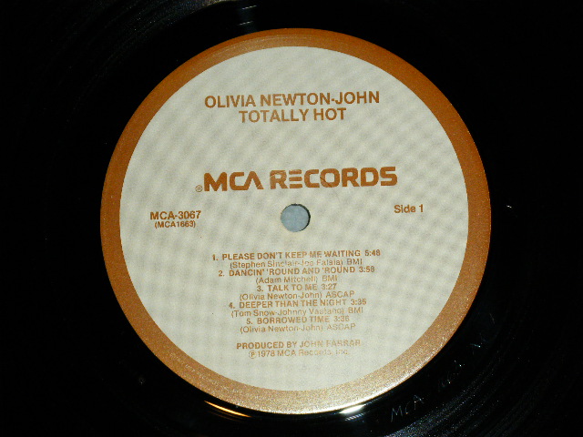 画像: OLIVIA NEWTON-JOHN - TOTALLY HOT    ( MINT-/MINT- )  /1978 US AMERICA ORIGINAL Used LP 