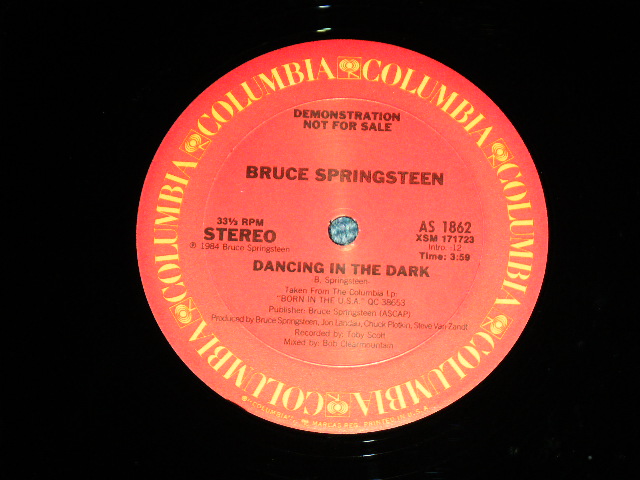 画像: BRUCE SPRINGSTEEN - DANCING IN THE STREET / 1984 US AMERICA ORIGINAL "PROMO ONLY" Used  12" Single"  