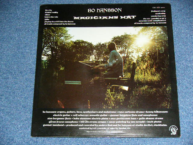 画像: BO HANSON - MAGICIAN'S HAT( SWEDISH PROGRE :  Ex+++/MINT- )   / 1973  UK ENGLAND   ORIGINAL  Used LP