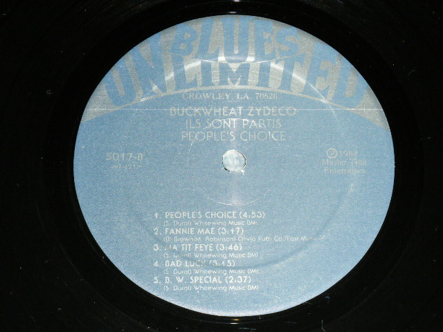 画像: BUCKWHEAT ZYDECO - PEOPLE'S CHOICE ( Ex+/MINT-)  / 1982 US AMERICA ORIGINAL  Used LP