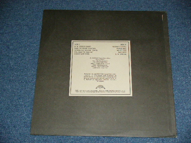 画像: BUCKWHEAT ZYDECO - PEOPLE'S CHOICE ( Ex+/MINT-)  / 1982 US AMERICA ORIGINAL  Used LP