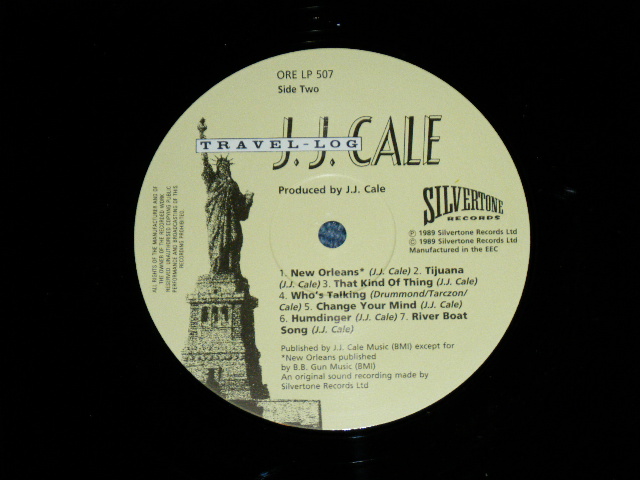 画像: J.J. CALE  J.J.CALE  - TRAVEL-LOG  ( NEW  )  / 1990 EU/EEC ORIGINAL Brand New LP