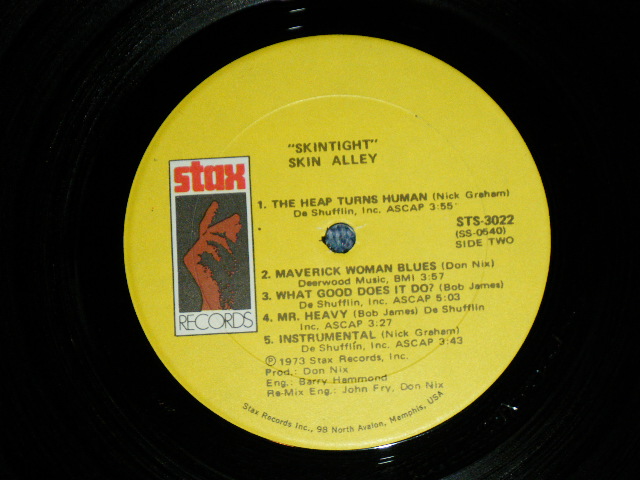 画像: SKIN ALLEY - SKIN TIGHT  ( FUNKY ROCK in UK  : Ex+/MINT-)  / 1973 US AMERICA  ORIGINAL Used LP