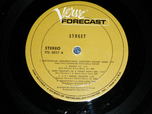 画像: STREET - STREET ( SOFT PSYCHE,with Female Singer : Ex++/MINT- ) / 1968 US AMERICA  ORIGINAL Used LP
