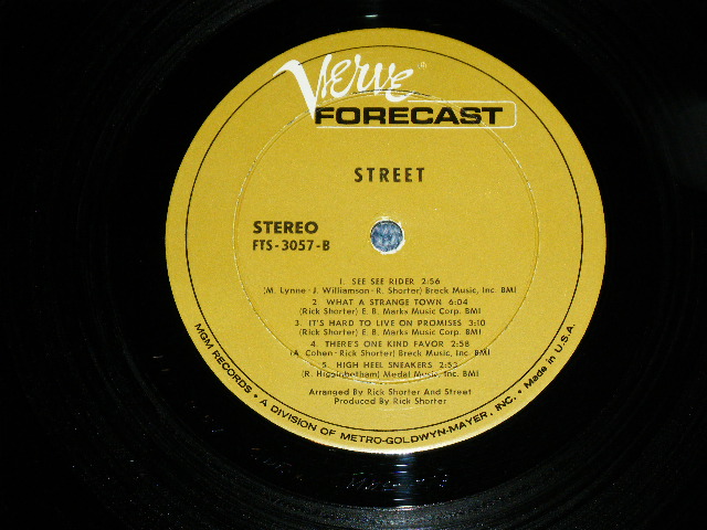 画像: STREET - STREET ( SOFT PSYCHE,with Female Singer : Ex++/MINT- ) / 1968 US AMERICA  ORIGINAL Used LP