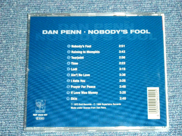 画像: DAN PENN - NOBODY'S FOOL / 1996 GERMAN GERMANY "BRAND NEW" CD 