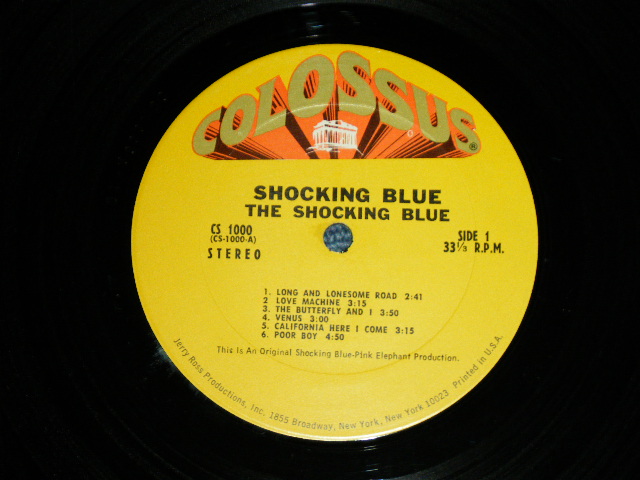 画像: The SHOCKING BLUE - The SHOCKING BLUE (Incluede "VENUS")(VG++/Ex+++) / 1970 US AMERICA ORIGINAL Used LP 