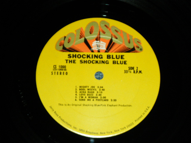 画像: The SHOCKING BLUE - The SHOCKING BLUE ( Incluede "VENUS" Ex++/MINT- ) / 1970 US AMERICA ORIGINAL Used LP 