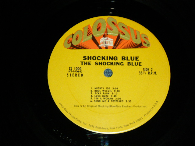 画像: The SHOCKING BLUE - The SHOCKING BLUE (Incluede "VENUS")(VG++/Ex+++) / 1970 US AMERICA ORIGINAL Used LP 