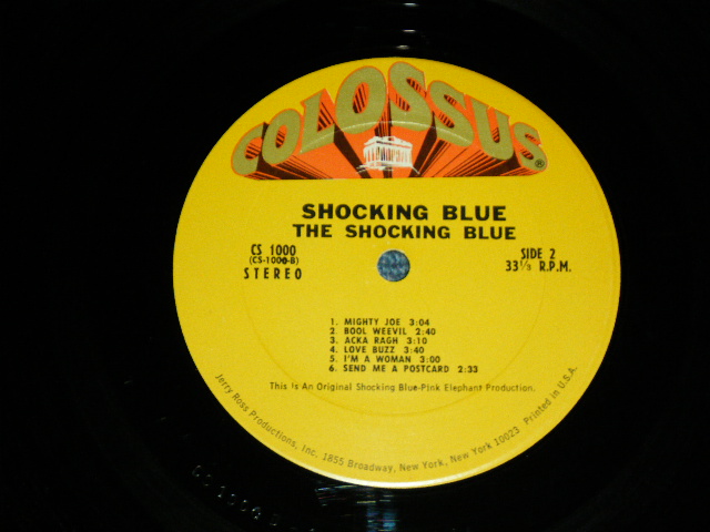画像: The SHOCKING BLUE - A) VENUS   B) HOT SAND (Ex/Ex) / 1969 US AMERICA ORIGINAL Used 7" 45 rpm Single