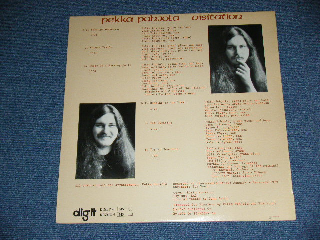 画像: PEKKA POHJOLA ( PERGRESSIVE ROCK in FINLAND ) - VISITATION  ( Ex+++/MINT- ) / 1979 WEST GERMANY GERMAN  ORIGINAL Used LP 