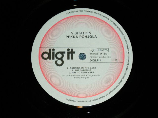 画像: PEKKA POHJOLA ( PERGRESSIVE ROCK in FINLAND ) - VISITATION  ( Ex+++/MINT- ) / 1979 WEST GERMANY GERMAN  ORIGINAL Used LP 