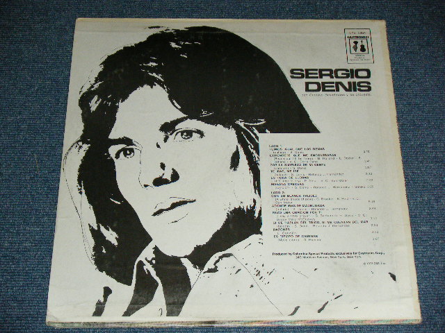 画像: SERGIO DENIS ( ARGENTINA MALE SINGER SONG WRITER) - SERGIO DENIS  ( Some Cover Songs Sings by PORTUGAL Language  : Ex/Ex+  )  / 1973 US AMERICA  ORIGINAL Used LP