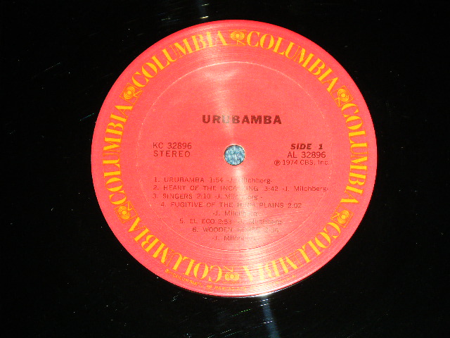 画像: URUBANBA (ex LOS INCAS ) - URBAMBA ( Produced by PAU;L SIMON of SIMON & GARFUNKEL ) / 1973 US AMERICA  ORIGINAL Used LP