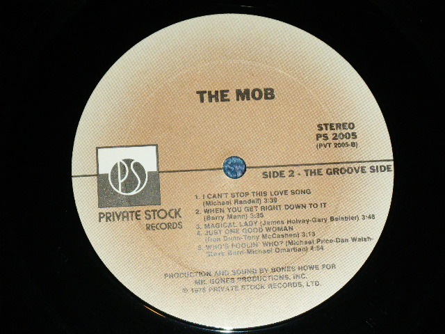画像: MOB,THE - THE MOB   ( Ex+/Ex+++ )  / 1975 US AMERICA ORIGINAL Used LP 