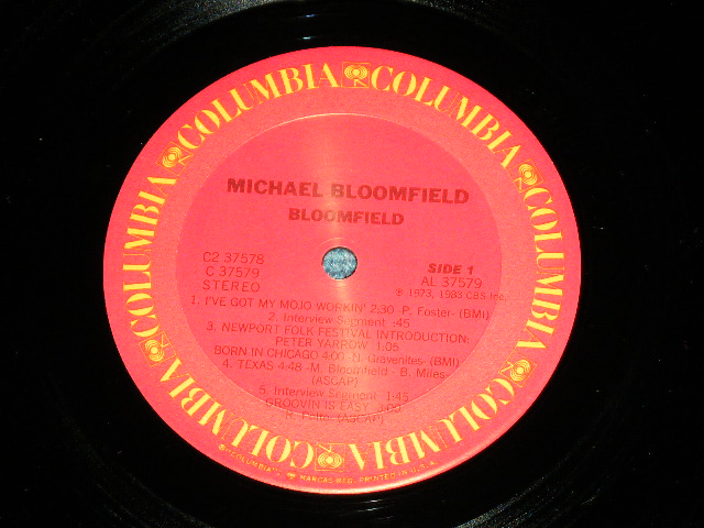 画像: MIKE BLOOMFIELD - BLOOMFIELD  ( MINT-/MINT-) / 1983 US AMERICA ORIGINAL Used 2-LP 