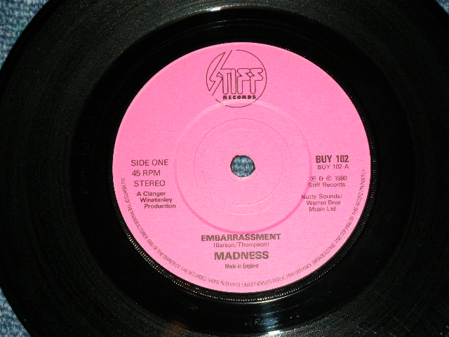 画像: MADNESS - EMBARRASSMENT : CRYING SHAME   ( Ex++/MINT-)  / 1980 UK  ENGLAND ORIGINAL  Used  7"Single  with PICTURE SLEEVE 