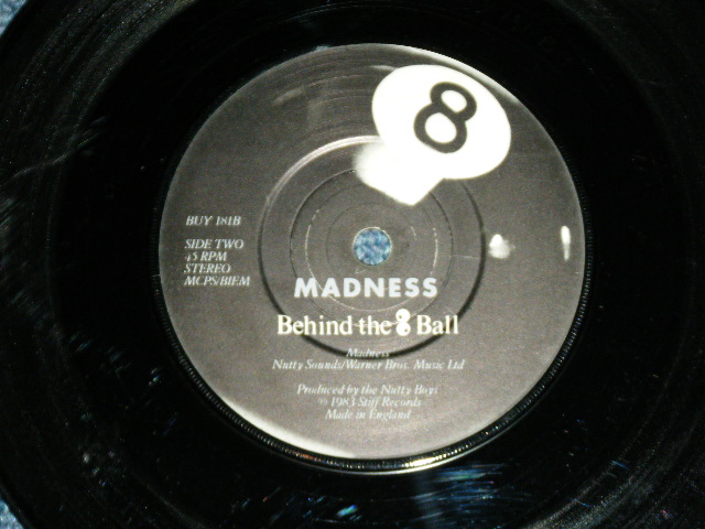 画像: MADNESS - WINGS OF A DOVE : BEHIND THE 8 BALLS  ( Ex++/Ex+++)  / 1983 UK  ENGLAND ORIGINAL  Used  7"Single  with PICTURE SLEEVE 