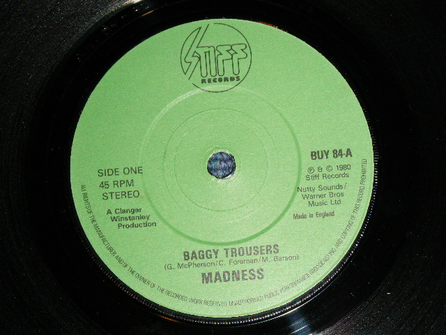 画像: MADNESS - BAGGY TROUSERS : THE BUSINESS   ( Ex++/Ex++,Ex+++)  / 1980 UK  ENGLAND ORIGINAL  Used  7"Single  with PICTURE SLEEVE 