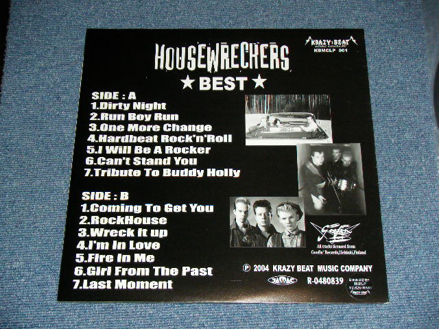 画像: HOUSEWRECKERS - BEST  / 2004  JAPAN ORIGINAL + Finland Press  "BRAND NEW" LP 