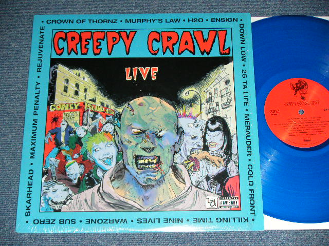 画像1: CRIPT CRAWL - LIVE  / 1997 US AMERICA ORIGINAL "BLUE WAX VINYL" Used LP