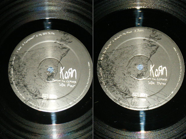 画像: KORN - FOLLOW THE LEADER (Ex++/MINT-)/ 1997 UK ENGLAND  ORIGINAL Used  2LP