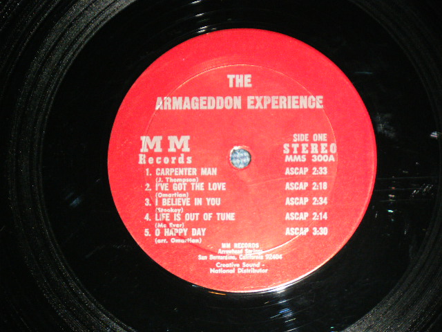 画像: The ARMAGEDDON EXPERIENCE- The ARMAGEDDON EXPERIENCE (Private Issue XIAN PSYCHE : MINT-/Ex+++ Looks:Ex++ )  /1970 US AMERICA   ORIGINAL Used LP 