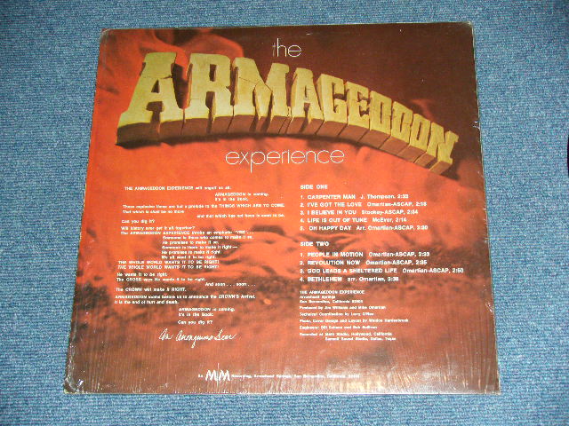 画像: The ARMAGEDDON EXPERIENCE- The ARMAGEDDON EXPERIENCE (Private Issue XIAN PSYCHE : MINT-/Ex+++ Looks:Ex++ )  /1970 US AMERICA   ORIGINAL Used LP 