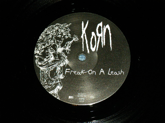 画像: KORN - FREAK ON A LEASH  The Mixes ( Strictly Limited Edition  No.1211 : Ex+++/MINT-)  / 1999 UK ENGLAND  ORIGINAL Used  12" 