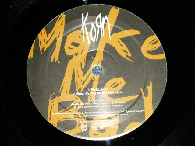 画像: KORN - MAKE ME BAD ( MINT-.MINT-)  / 2000 UK ENGLAND  ORIGINAL Used  12" 