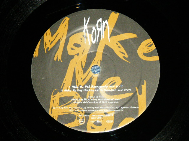 画像: KORN - MAKE ME BAD ( MINT-.MINT-)  / 2000 UK ENGLAND  ORIGINAL Used  12" 