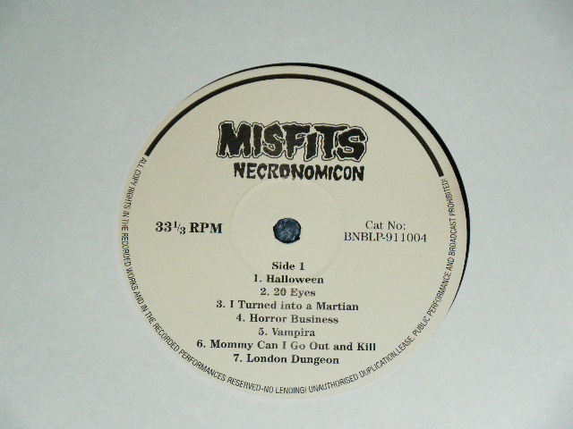 画像: MISFITS - NECONOMICON / EUROPE ORIGINAL "BRAND NEW" LP