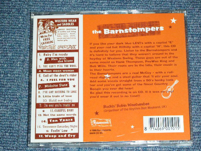 画像: The BARNSTOMPERS - SWINGIN' WESTERN STYLE / 1999 UK ENGLAND?  ORIGINAL  Brand New CD   found DEAD STOCK 