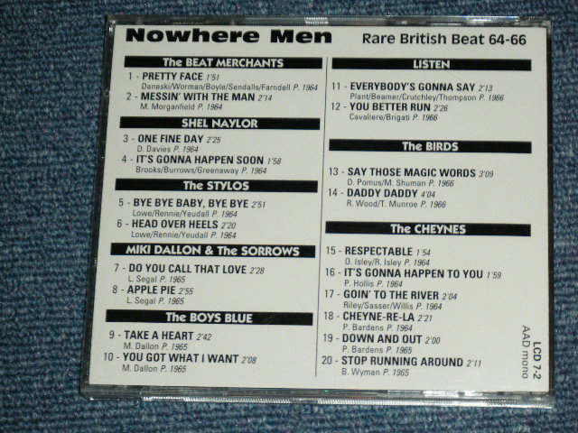 画像: v.a. OMNIBUS - NOWHERE MEN ; RARE BRITISH BEAT 64-66  /    FRANCE FRENCH ORIGINAL Used CD 