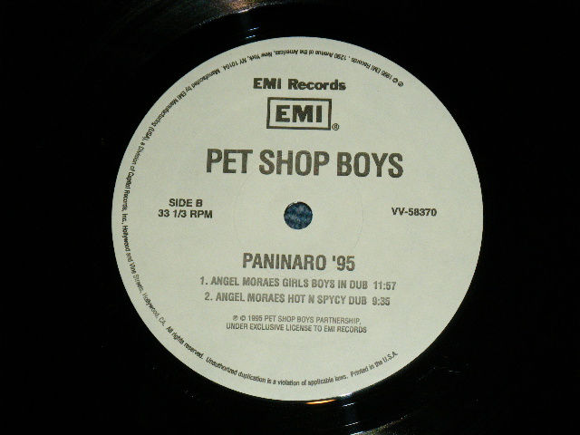 画像: PET SHOP BOYS - PANINARD0 '95 : Double Pack 12"  ( MINT-/MINT-) / 1995 US AMERICA ORIGINAL Used 2x 12"