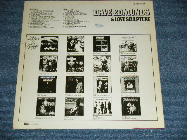 画像: DAVE EDMUNDS & LOVE SCULPTURE - DAVE EDMUNDS & LOVE SCULPTURE ( Ex/MINT-)  / 1970's HOLLAND ORIGINAL Used LP 