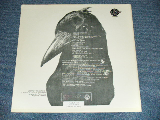 画像: CROW - MOSAIC   ( Ex+++/Ex+++) / 1971 US AMERICA ORIGINAL Used LP 
