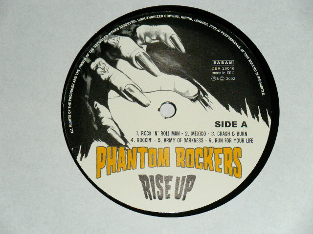 画像: PHANTOM ROCKERS - RISE UP  / 2002 EUROPE ORIGINAL "BRAND NEW " LP 