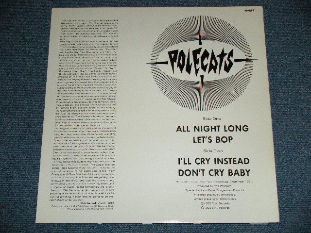 画像: POLECATS - LIVE IN HAMBERG ( Ex++/MINT- ) / 1992 UK ENGLAND ORIGINAL 4 tracks 12" EP 