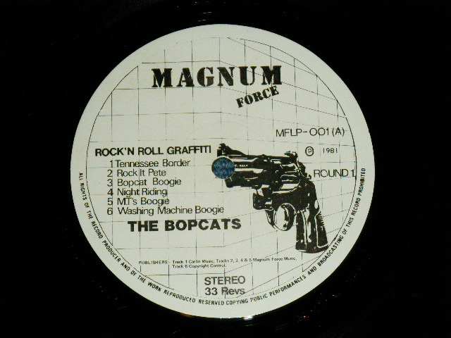 画像: BOPCATS - ROCK ' ROLL GRAFFITI  ( Ex-/MINT-)  /  1981 UK ENGLAND  ORIGINAL Used LP 