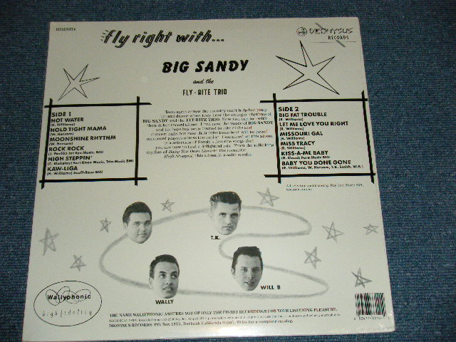 画像: BIG SANDY and his FLY-RITE TRIO  - FLY RIGHT  / 1993+\? US AMERICA ORIGINAL "BRAND NEW SEALED" LP 