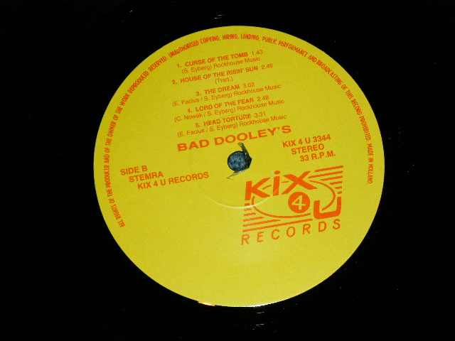 画像: BAD DOOLEYS - BAD DOOLEYS /  1986 HOLLAND ORIGINAL "BRAND NEW" LP 