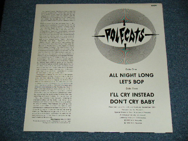 画像: POLECATS - LIVE IN HAMBERG ( Limited "PINK WAX Vinyl" Ex++/MINT- ) / 1992 UK ENGLAND ORIGINAL 4 tracks 12" EP 