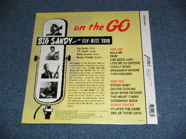 画像: BIG SANDY and his FLY-RITE TRIO  - ON THE GO (with BONUS TRACKS) /  2002 US AMERICA REISSUE  "BRAND NEW SEALED" LP 