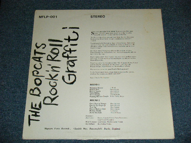 画像: BOPCATS - ROCK ' ROLL GRAFFITI  ( Ex-/MINT-)  /  1981 UK ENGLAND  ORIGINAL Used LP 