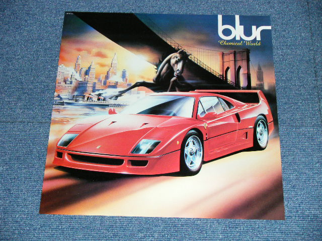 画像: BLUR - CHEMICAL WORLD  ( With PIN-UP! : MINT-/MINT  )  / 1993 UK ENGLAND Used LP 