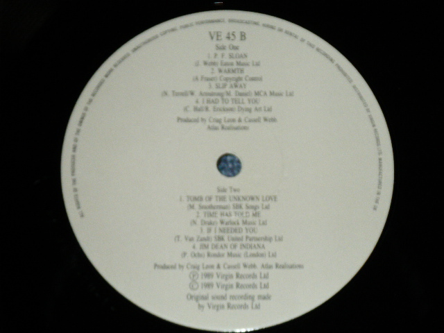 画像: CASSELL WEBB -SONGS OF A STRANGER ( Included SOME COVER SONGS from 60'S & 70's SONGS  :  Ex+++/MINT-)  / 1989 UK ENGLAND ORIGINAL Used LP 